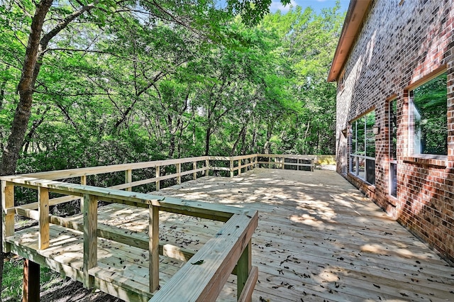 109 Lauren Ln, Pottsboro, TX 75076 - view of wooden deck