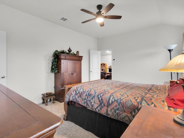 3100 Singleton Rd, Forney, TX 75126 - bedroom with a ceiling fan and lofted ceiling