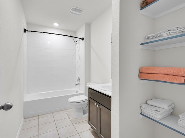 3100 Singleton Rd, Forney, TX 75126 - full bath featuring vanity, tile patterned floors, and shower / bathtub combination