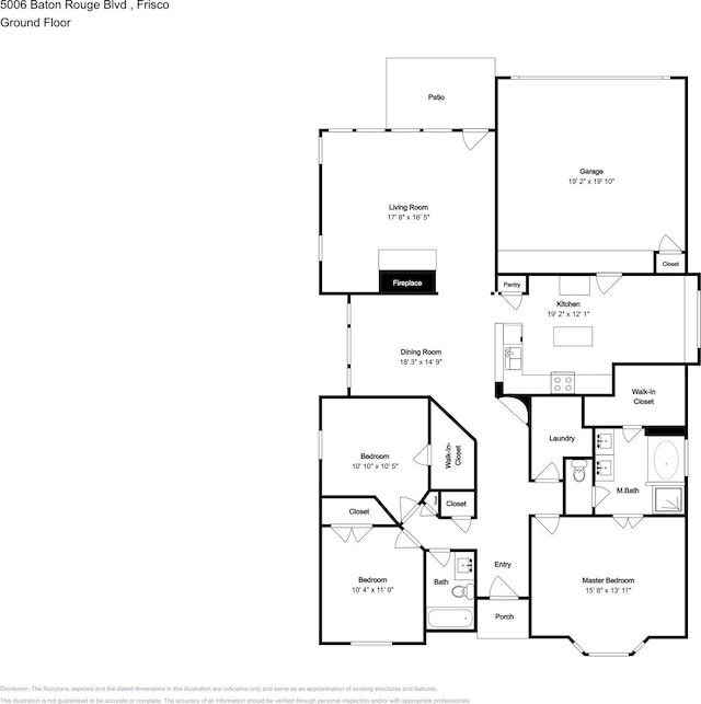 5006 Baton Rouge Blvd, Frisco, TX 75035 - view of room layout