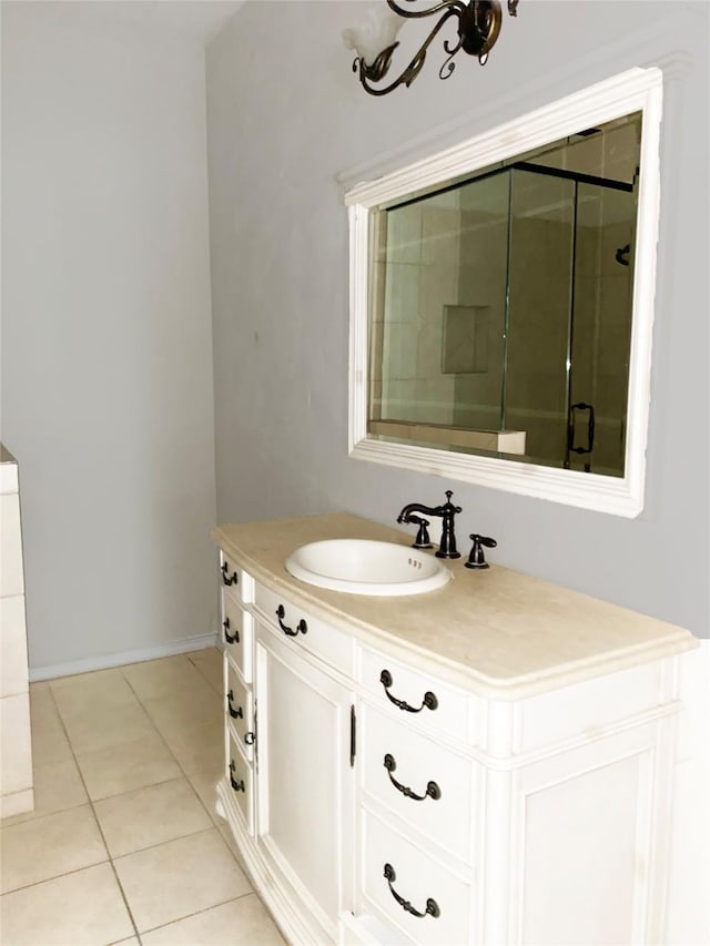 8400 Hickory St Unit 2902, Frisco, TX 75034 - bathroom featuring vanity and tile patterned flooring