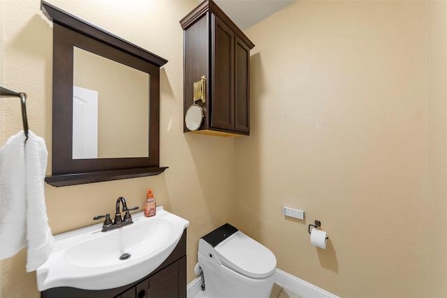 641 Woodridge Dr, Oak Point, TX 75068 - bathroom with vanity and toilet