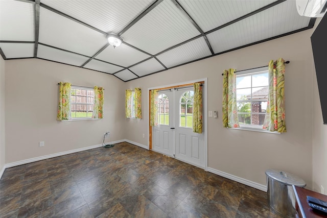 641 Woodridge Dr, Oak Point, TX 75068 - entryway with baseboards and stone finish flooring