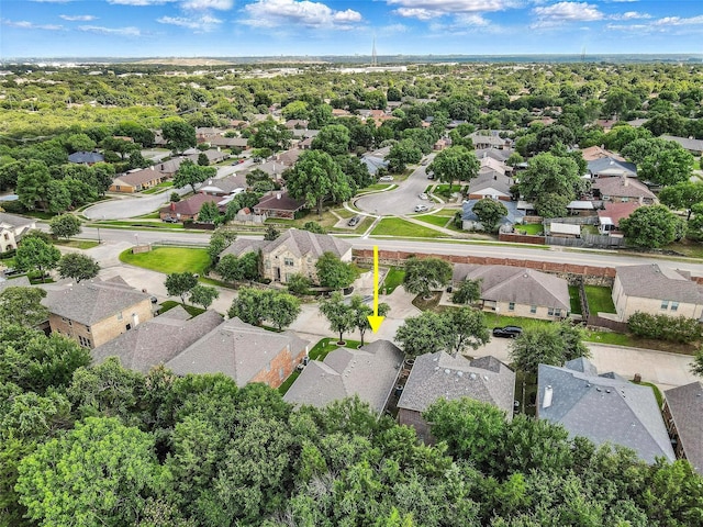 2509 Creek Villas Dr, Bedford, TX 76022 - aerial view of residential area