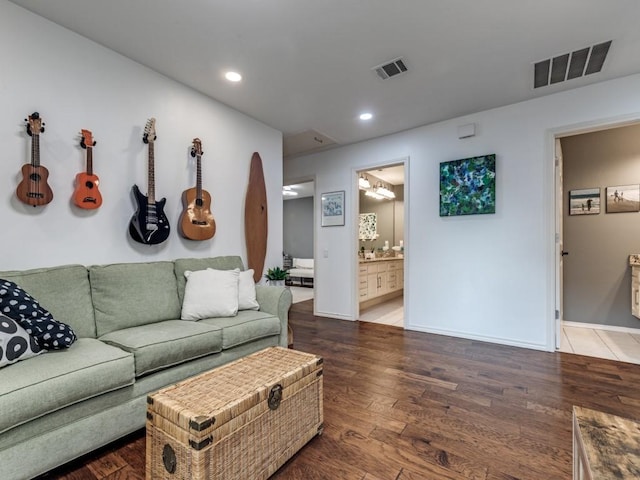 4597 Hallmark Dr, Plano, TX 75024 - living room with wood finished floors and recessed lighting