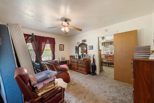 110 Woodland Ave, Corsicana, TX 75110 - bedroom featuring carpet floors and ceiling fan