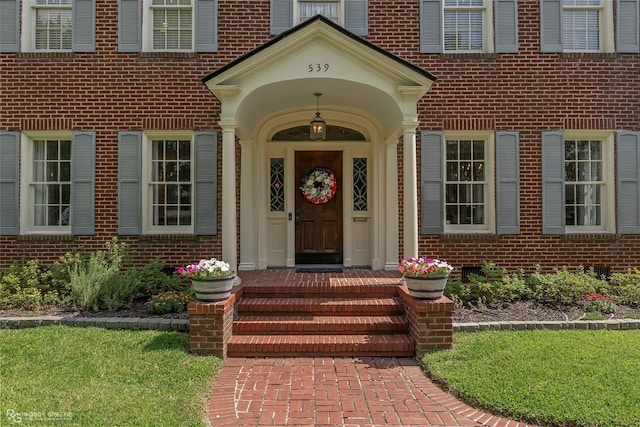 539 Atkins Ave, Shreveport, LA 71104 - view of exterior entry with brick siding