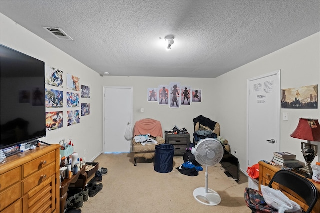 3440 Baby Doe Ct, Fort Worth, TX 76137 - carpeted bedroom featuring a textured ceiling