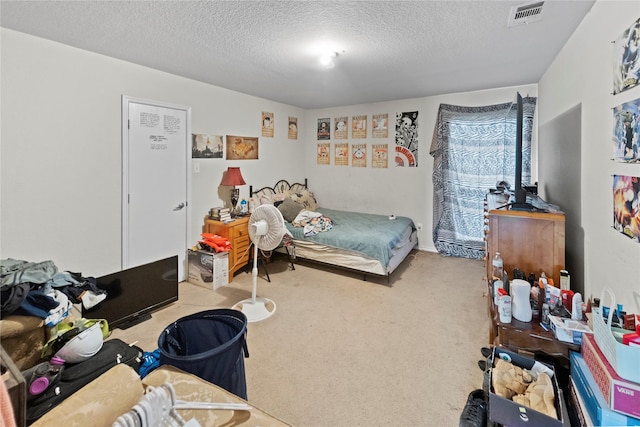 3440 Baby Doe Ct, Fort Worth, TX 76137 - bedroom featuring carpet floors and a textured ceiling