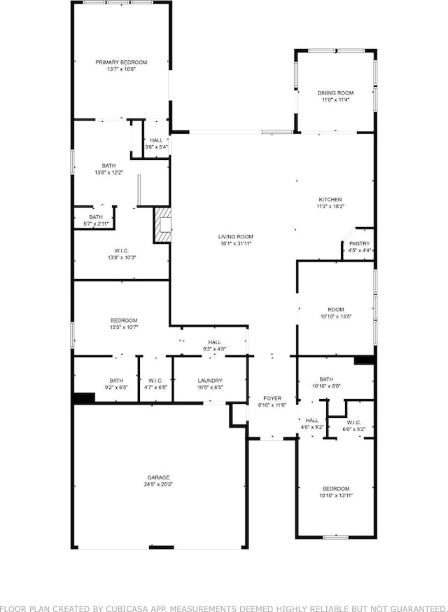 7709 Waterside, The Colony, TX 75056 - view of property floor plan
