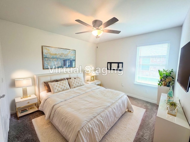 255 Carolina Trce, Fate, TX 75189 - bedroom with carpet floors and ceiling fan