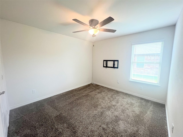 255 Carolina Trce, Fate, TX 75189 - spare room with a ceiling fan and carpet floors