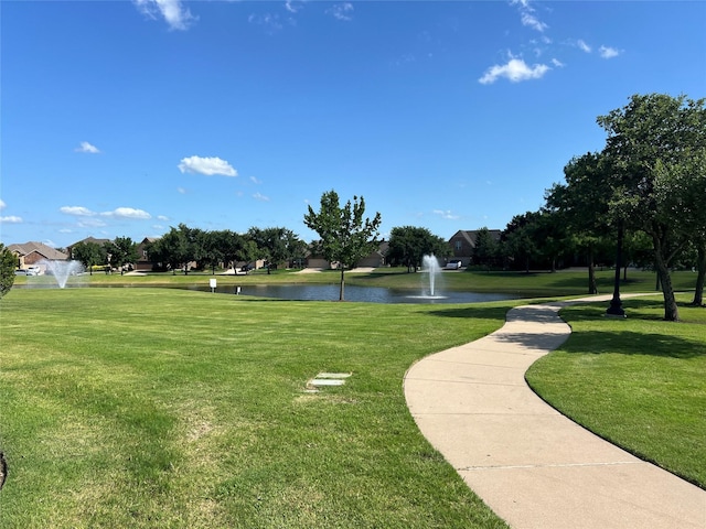 255 Carolina Trce, Fate, TX 75189 - view of property's community featuring a water view and a yard
