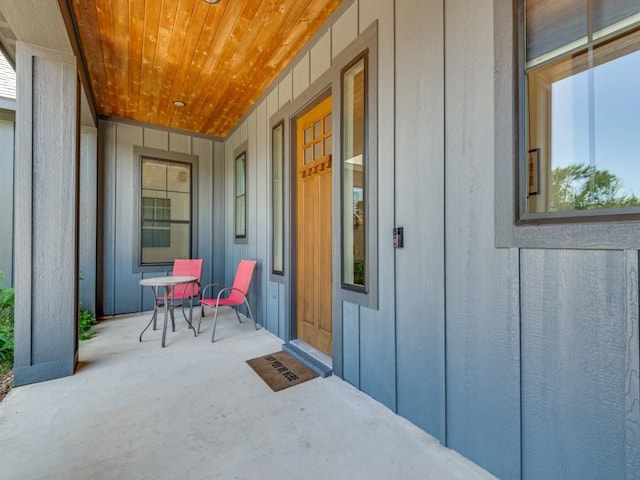 641 Cox Rd, Waxahachie, TX 75167 - entrance to property with covered porch and board and batten siding