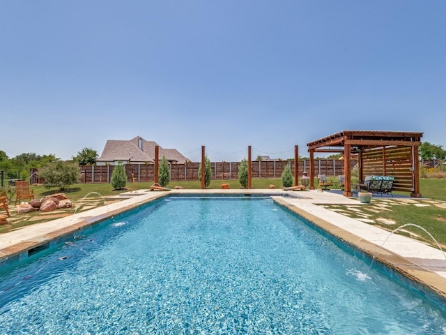 641 Cox Rd, Waxahachie, TX 75167 - view of swimming pool featuring a fenced backyard and a patio