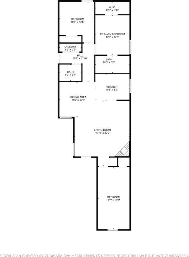 2019 Mcbroom St, Dallas, TX 75212 - view of home floor plan