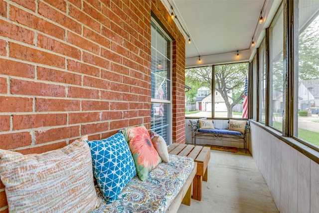 2019 Mcbroom St, Dallas, TX 75212 - sunroom featuring rail lighting