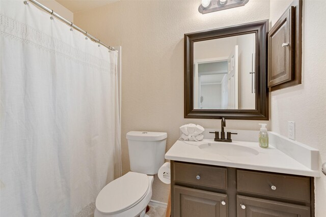 523 Blue Sage Dr, Fate, TX 75087 - bathroom with vanity and a shower with curtain