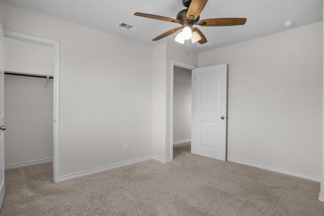 8313 White Pine Dr, Fort Worth, TX 76123 - unfurnished bedroom with carpet flooring, a ceiling fan, and a closet