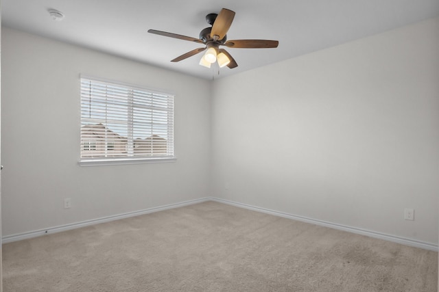 8313 White Pine Dr, Fort Worth, TX 76123 - carpeted spare room with baseboards and ceiling fan