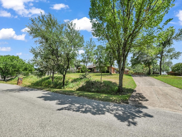 3502 Stage Coach Trl, Weatherford, TX 76087 - view of front of home with concrete driveway and a front lawn