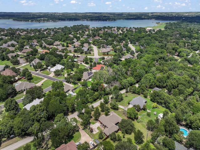 3502 Stage Coach Trl, Weatherford, TX 76087 - bird's eye view of a large body of water
