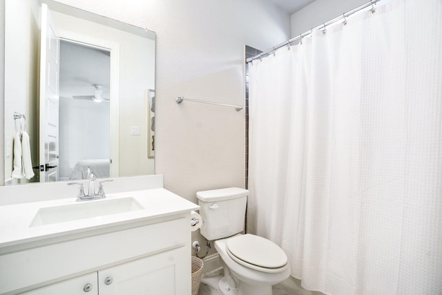 3915 Lochwood Dr, Rowlett, TX 75088 - full bathroom with vanity and a shower with shower curtain
