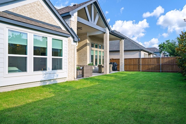 3915 Lochwood Dr, Rowlett, TX 75088 - view of yard with outdoor lounge area and a patio