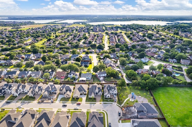3915 Lochwood Dr, Rowlett, TX 75088 - aerial view of property and surrounding area with a nearby body of water and nearby suburban area