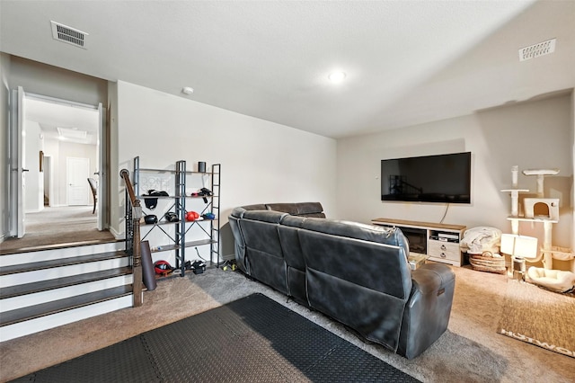 2711 Fleur De Lis Ln, Grand Prairie, TX 75054 - living room featuring carpet floors