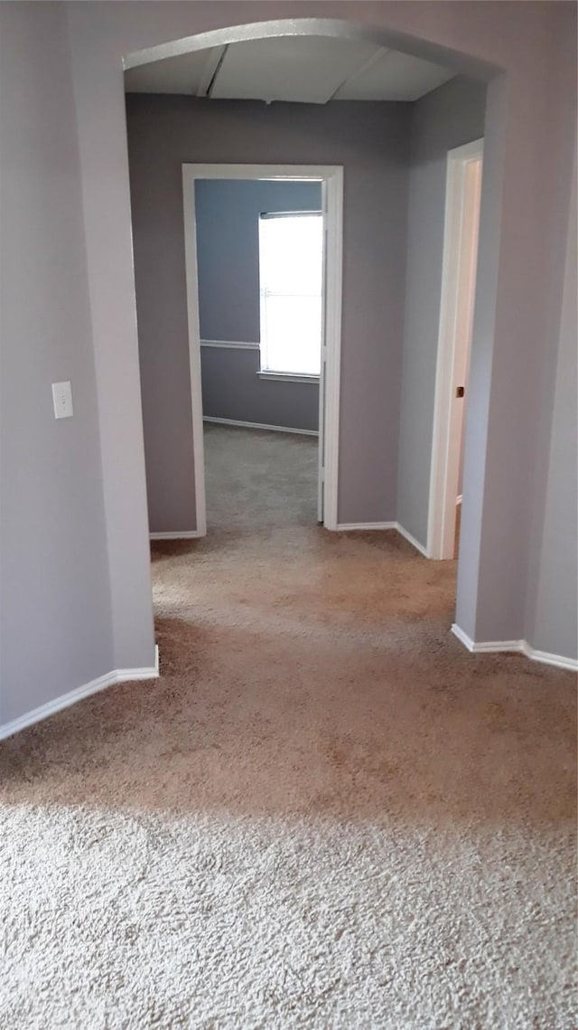 2017 Greenfield Ln, Allen, TX 75013 - unfurnished room featuring carpet and arched walkways