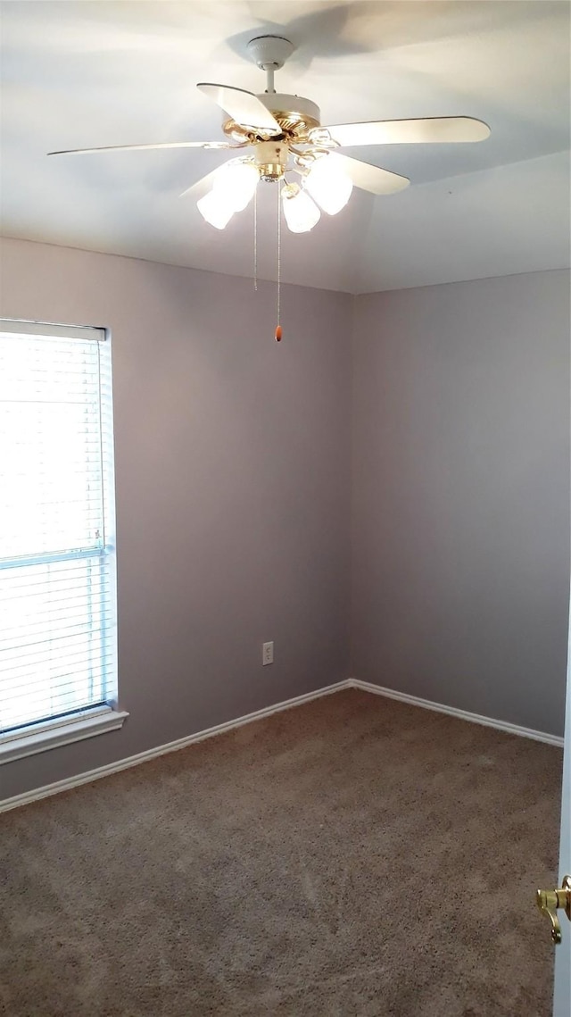 2017 Greenfield Ln, Allen, TX 75013 - empty room featuring carpet flooring and ceiling fan