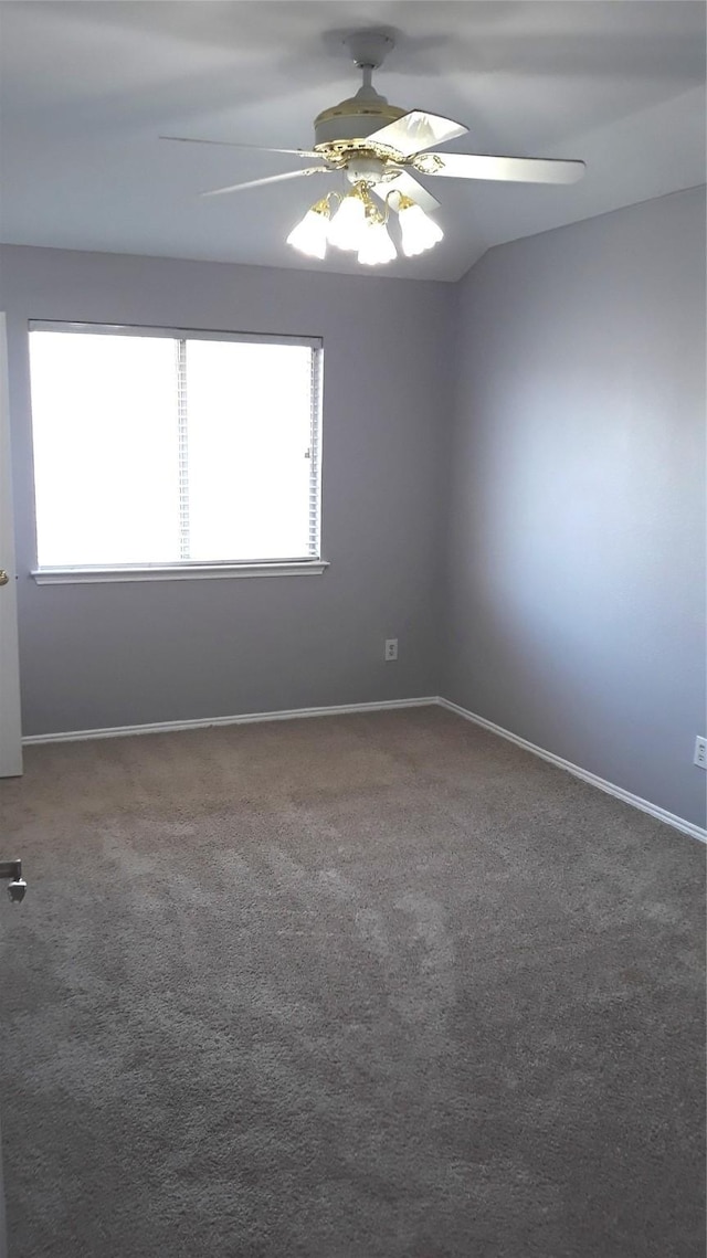 2017 Greenfield Ln, Allen, TX 75013 - carpeted empty room with ceiling fan and healthy amount of natural light