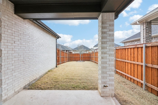 8128 Legacy Trl, Mckinney, TX 75071 - fenced backyard featuring a patio area