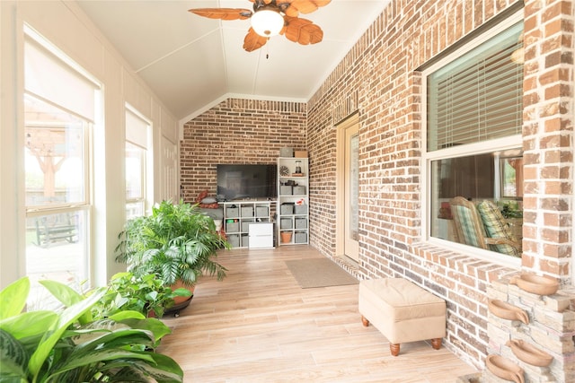 873 Mildren Ln, Fate, TX 75087 - sunroom featuring lofted ceiling