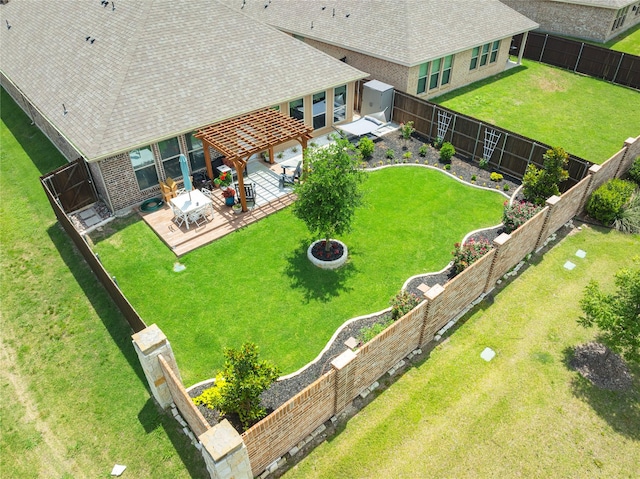 873 Mildren Ln, Fate, TX 75087 - view from above of property