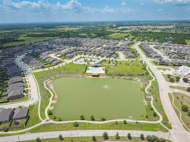873 Mildren Ln, Fate, TX 75087 - aerial view of residential area with a large body of water