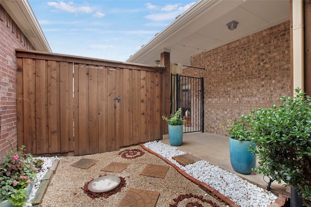7585 Glasshouse Walk, Frisco, TX 75035 - view of patio / terrace featuring a gate
