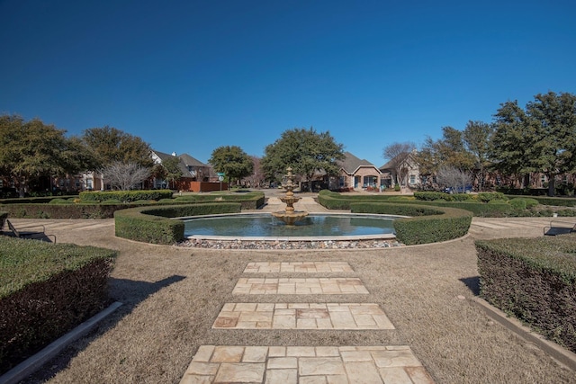 7585 Glasshouse Walk, Frisco, TX 75035 - view of swimming pool with a residential view