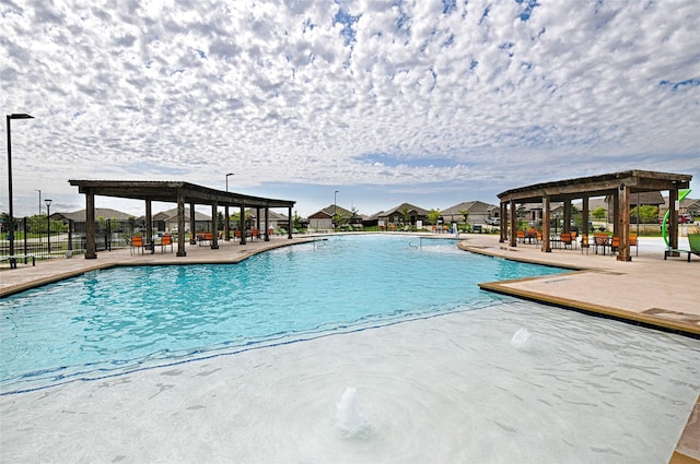 505 Cistern Way, Royse City, TX 75189 - community pool with a gazebo and a patio area