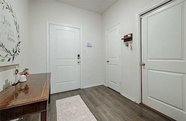 505 Cistern Way, Royse City, TX 75189 - foyer with dark wood finished floors and baseboards