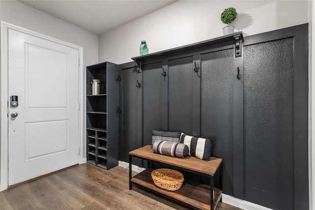 702 Stampede Ln, Princeton, TX 75407 - mudroom with dark wood-style floors