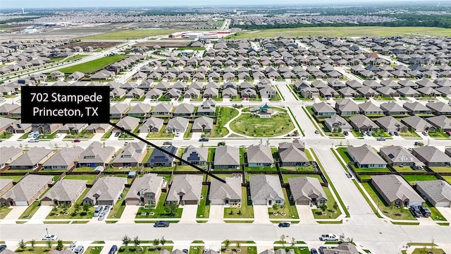 702 Stampede Ln, Princeton, TX 75407 - aerial perspective of suburban area