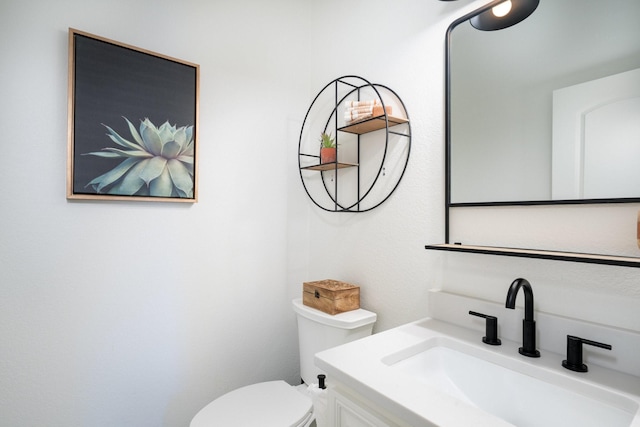 2223 Galloway Blvd, Trophy Club, TX 76262 - half bathroom featuring toilet and vanity