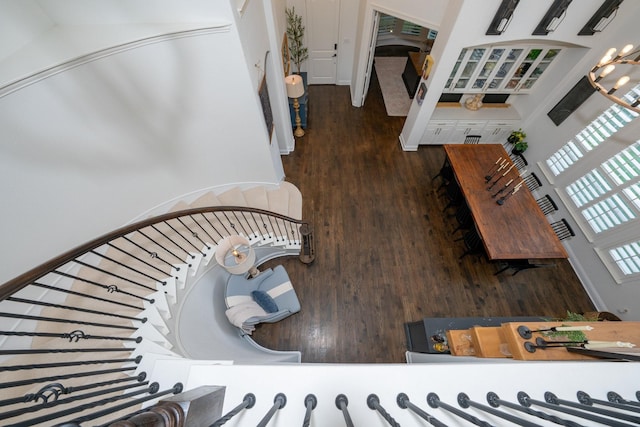 2223 Galloway Blvd, Trophy Club, TX 76262 - staircase with wood finished floors