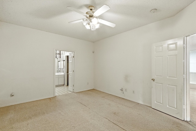 5004 Lodgepole Ln, Fort Worth, TX 76137 - spare room with light colored carpet, ceiling fan, and a smoke detector