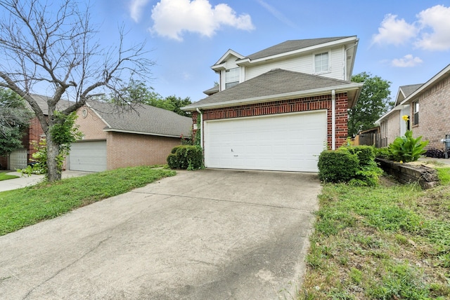 5004 Lodgepole Ln, Fort Worth, TX 76137 - traditional-style home featuring brick siding, concrete driveway, and a shingled roof