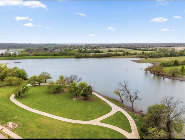 1402 White Water Ln, Rockwall, TX 75087 - bird's eye view of a large body of water