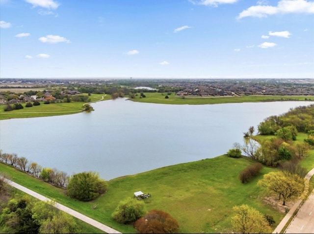 1402 White Water Ln, Rockwall, TX 75087 - bird's eye view of a large body of water