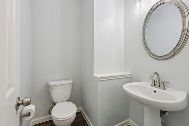 104 Northfield Cir, Hickory Creek, TX 75065 - bathroom with toilet and wood finished floors